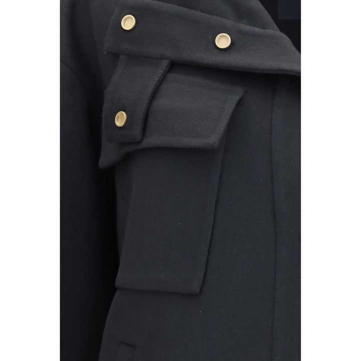 Giorgio Armani Gray Cashmere Coat