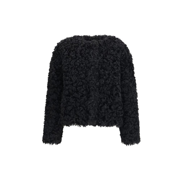 Kristina Ti Black Polyester Coat