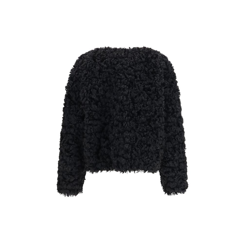 Kristina Ti Black Polyester Coat
