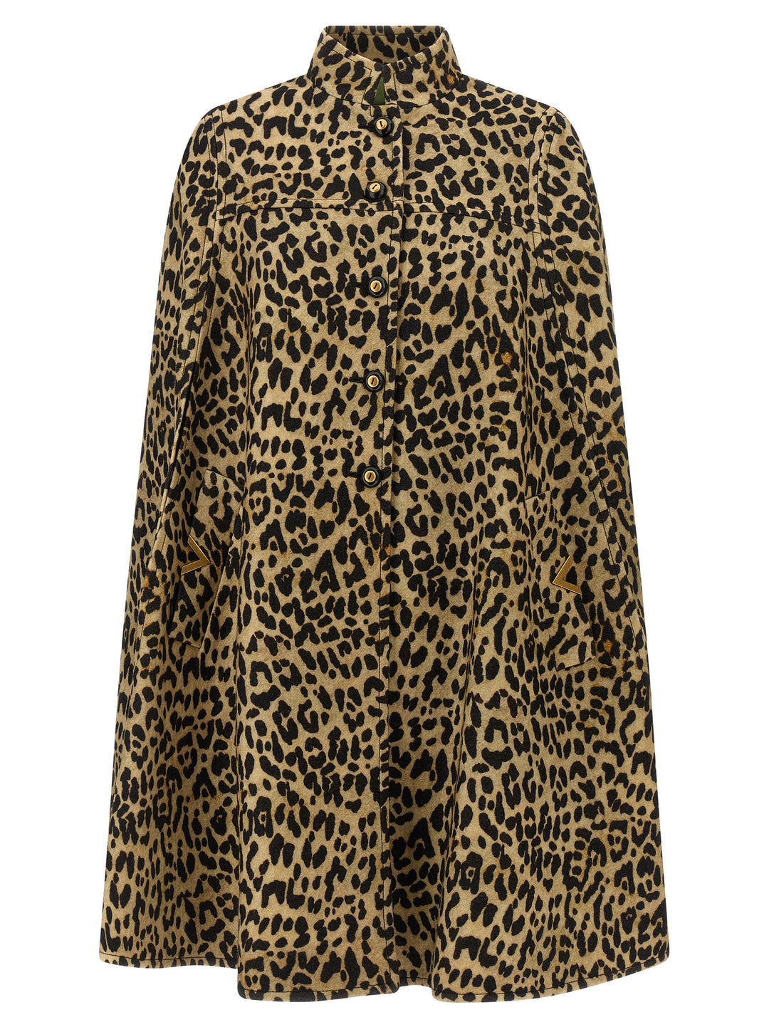Valentino Garavani Brown Wool Coat