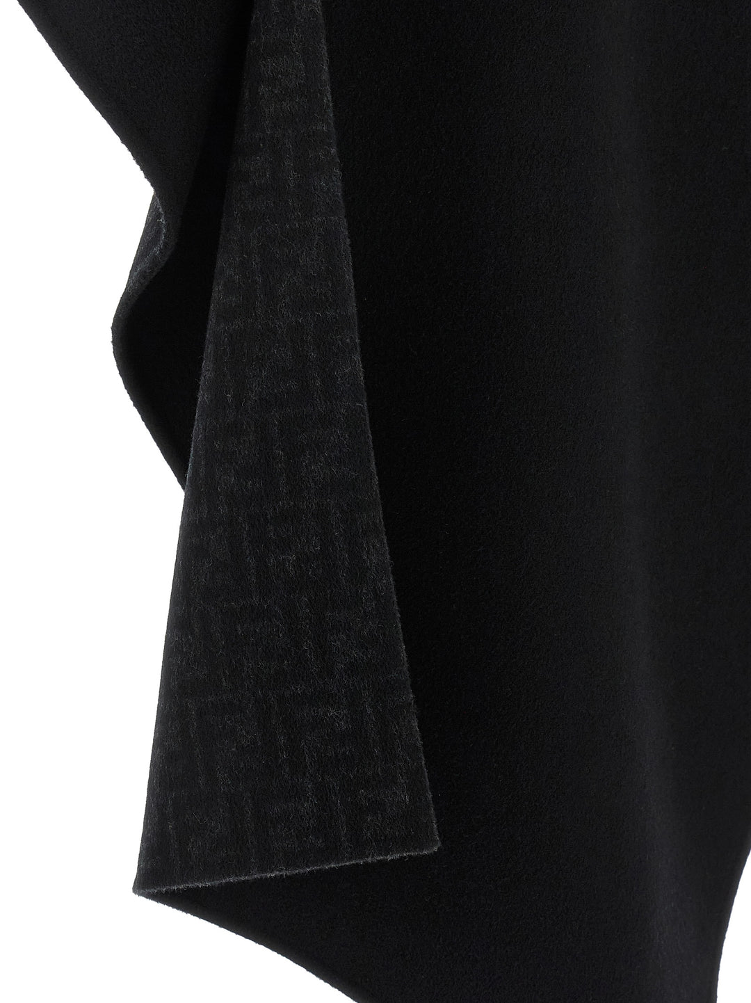 Fendi Black Virgin Wool Coat