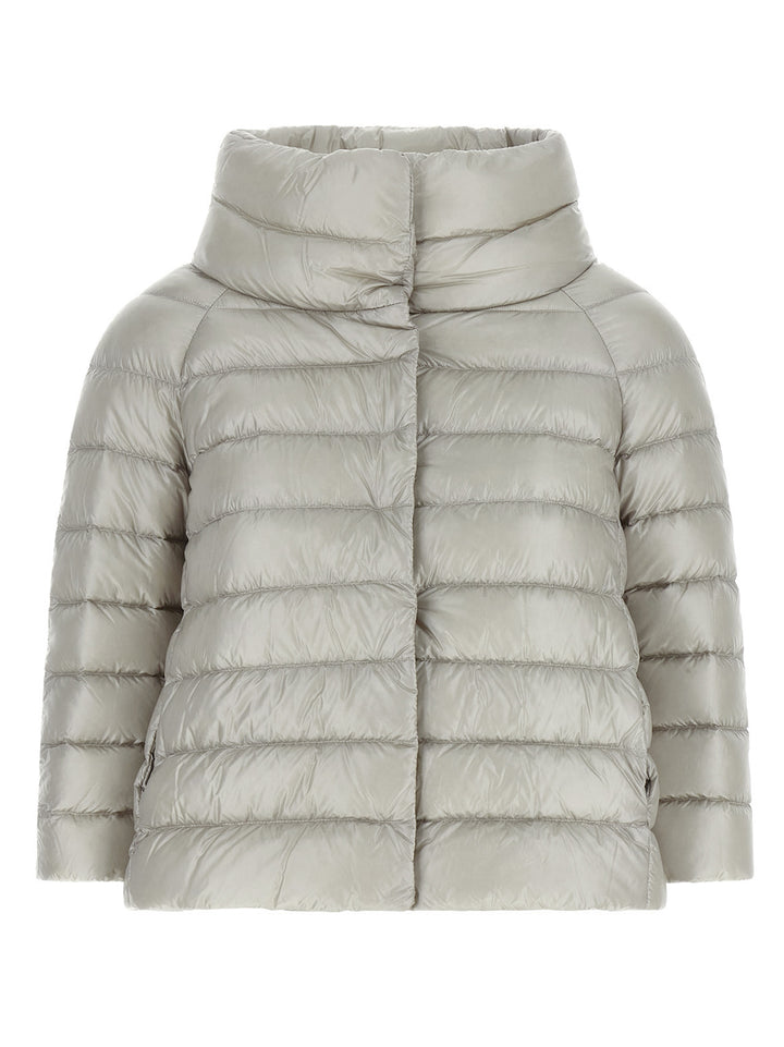 Herno Gray Polyamide Coat