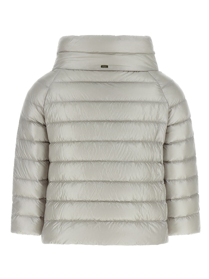 Herno Gray Polyamide Coat