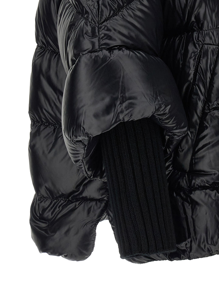 Herno Black Polyamide Coat