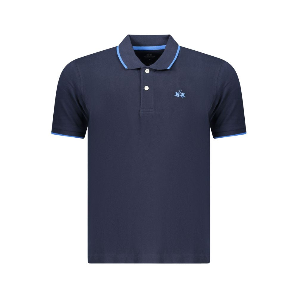 La Martina Blue Cotton Men&