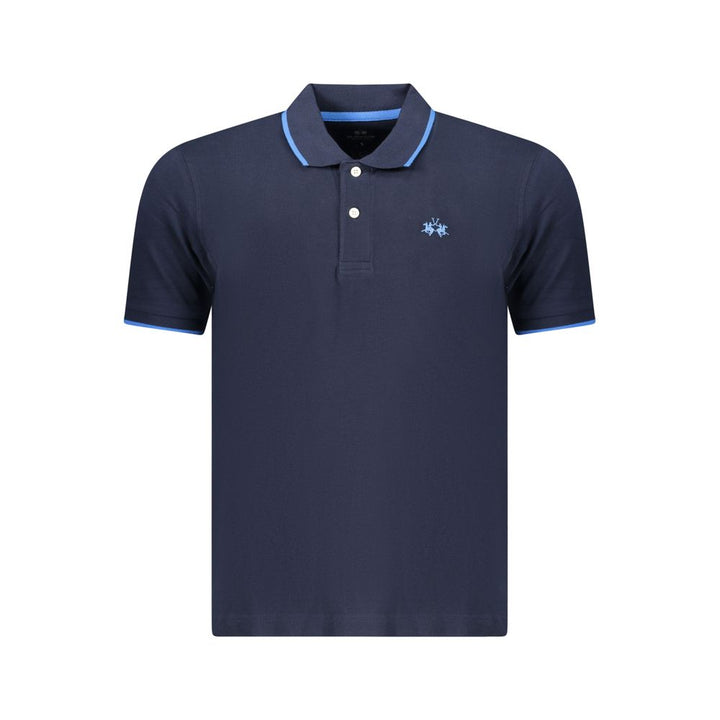 La Martina Blue Cotton Men&