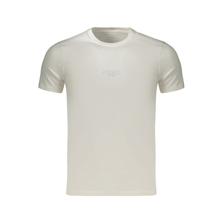 Guess Jeans White Cotton T-Shirt