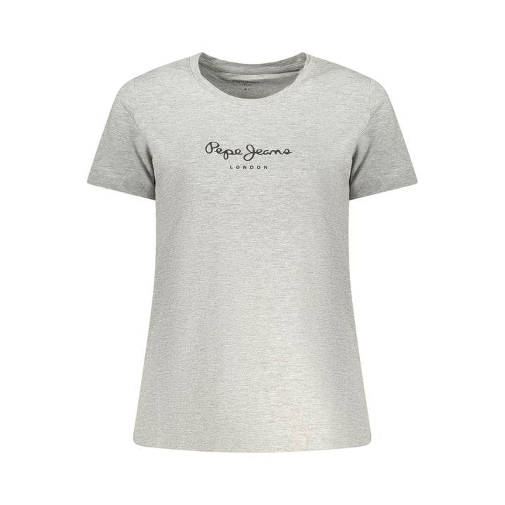 Pepe Jeans Gray Cotton T-Shirt