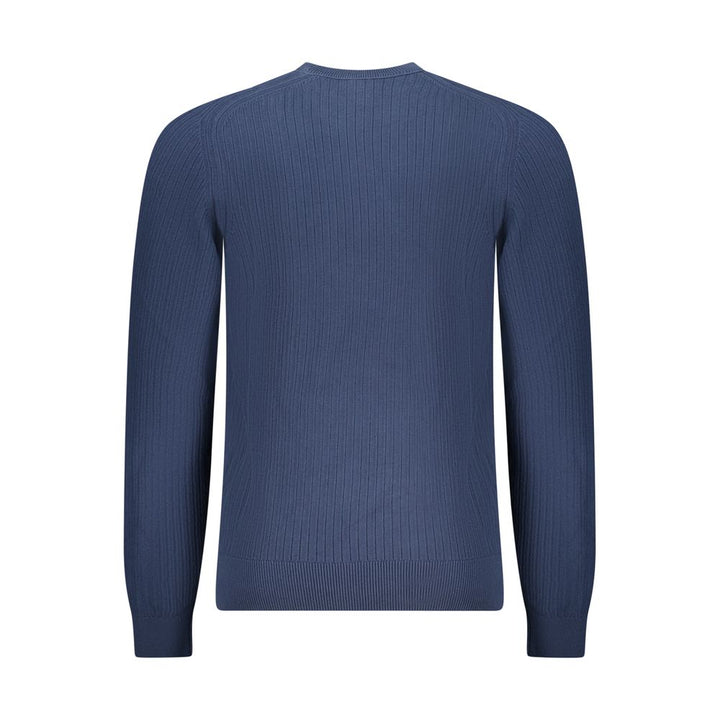 Hugo Boss Blue Cotton Sweatshirt