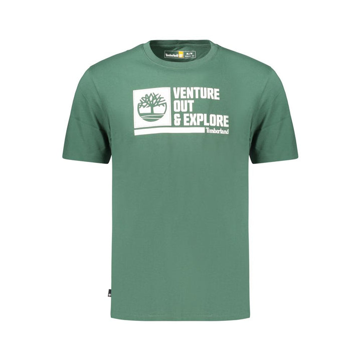 Timberland Green Cotton T-Shirt