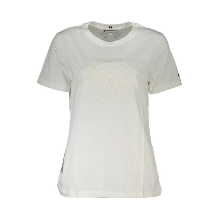 Tommy Hilfiger White Cotton T-Shirt