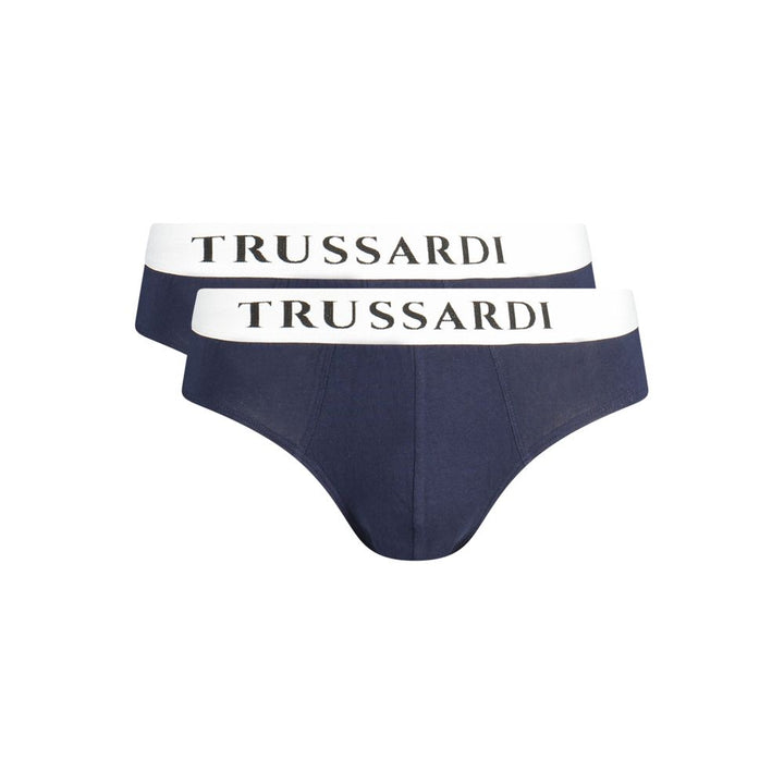 Trussardi Blue Cotton Briefs