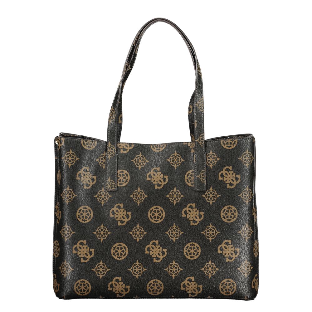Guess Jeans Brown Polyethylene Handbag