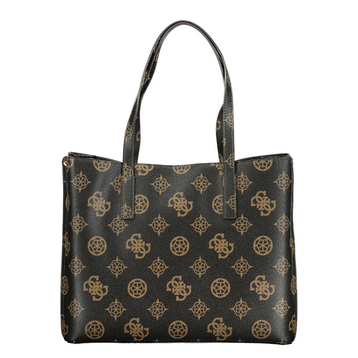 Guess Jeans Brown Polyethylene Handbag