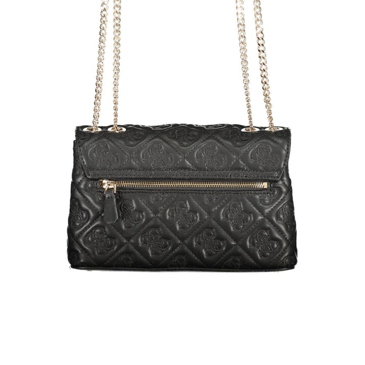 Guess Jeans Black Polyethylene Handbag