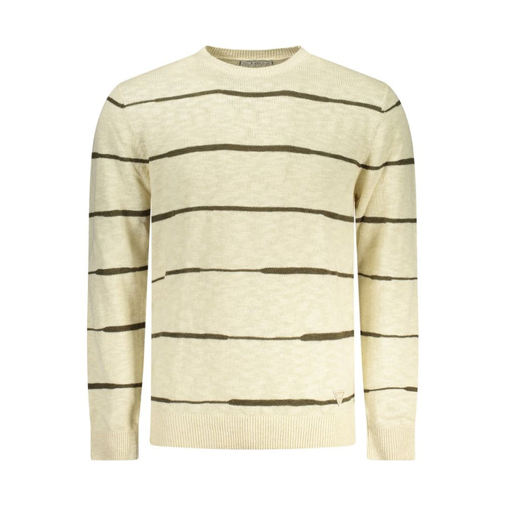Guess Jeans Beige Cotton Sweatshirt