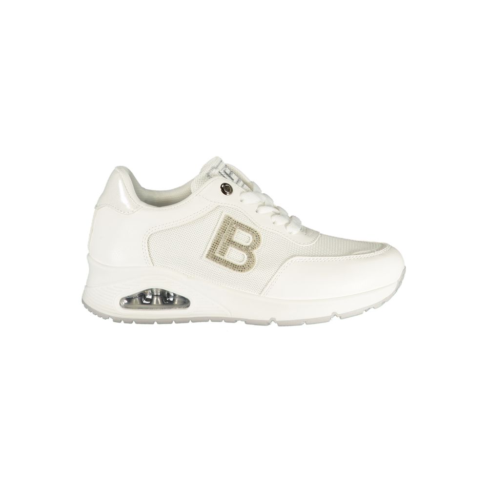 Laura Biagiotti White Polyester Athletic Sneakers