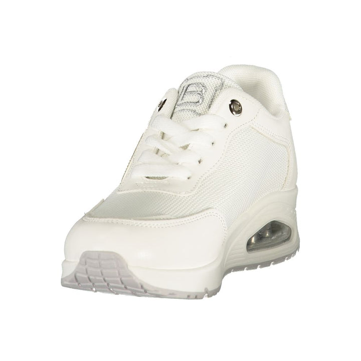 Laura Biagiotti White Polyester Athletic Sneakers