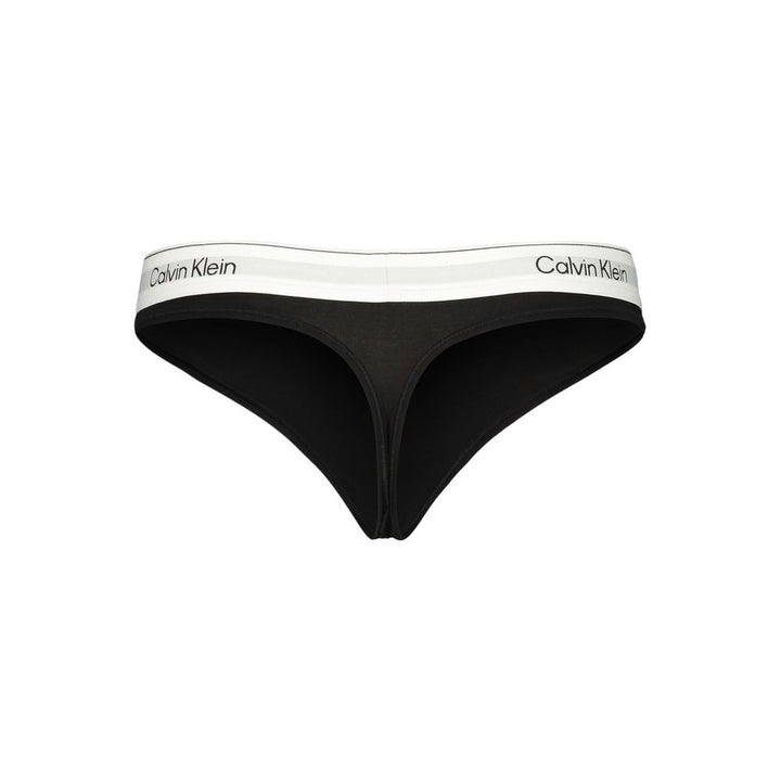 Calvin Klein Black Cotton Pantie