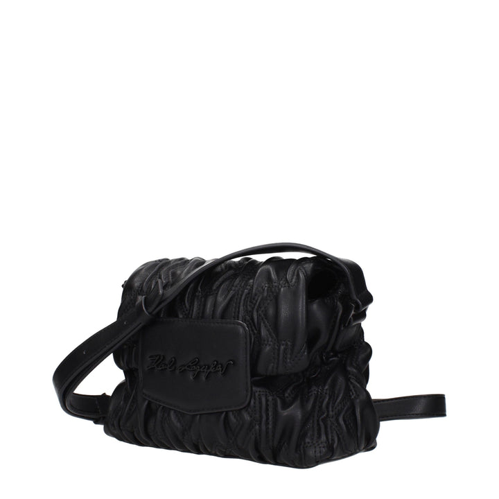 Karl Lagerfeld Black Polyester Crossbody Bag