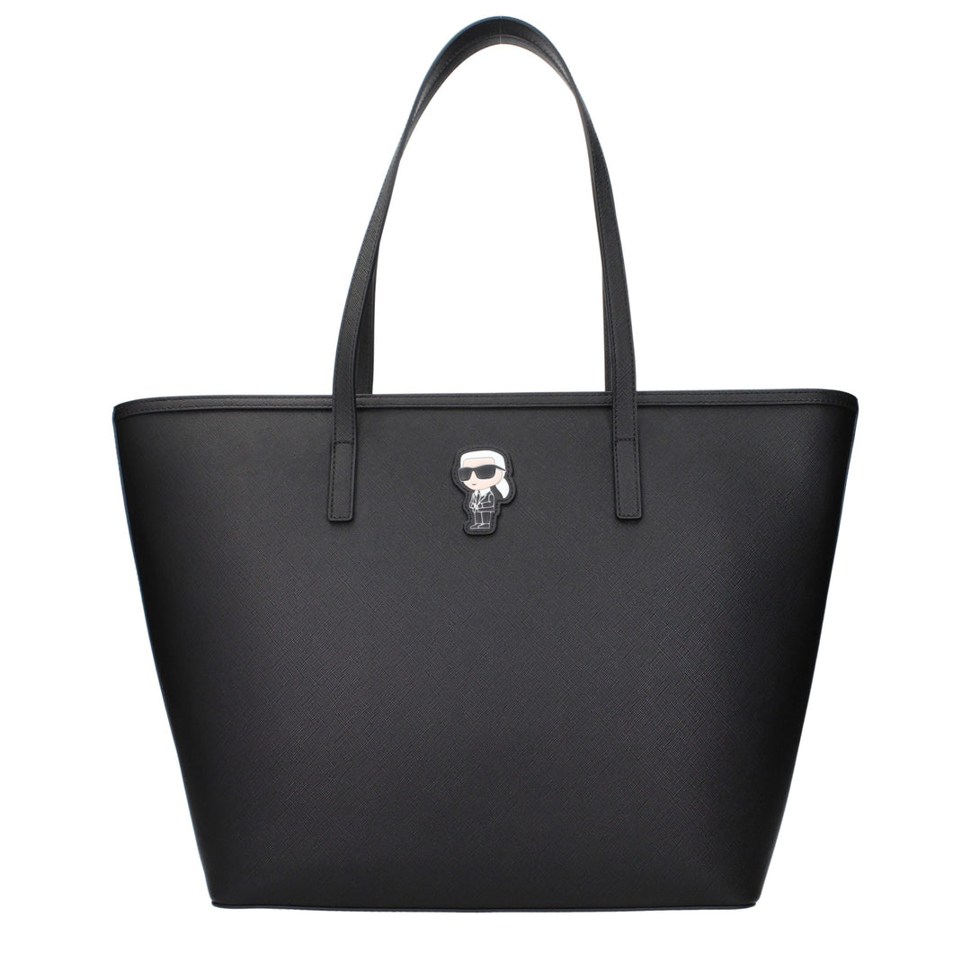 Karl Lagerfeld Black Polyethylene Shoulder Bag