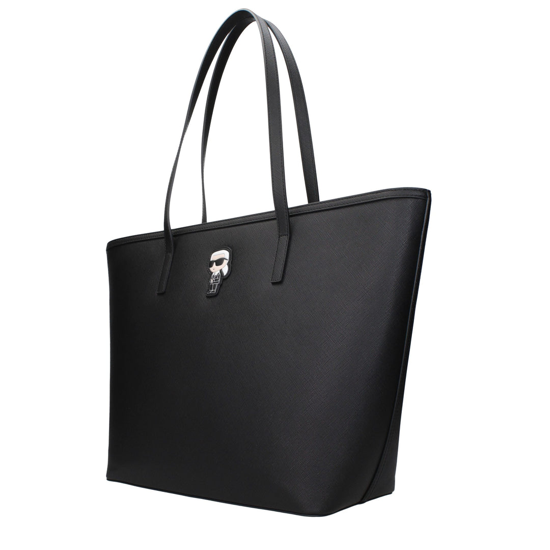 Karl Lagerfeld Black Polyethylene Shoulder Bag