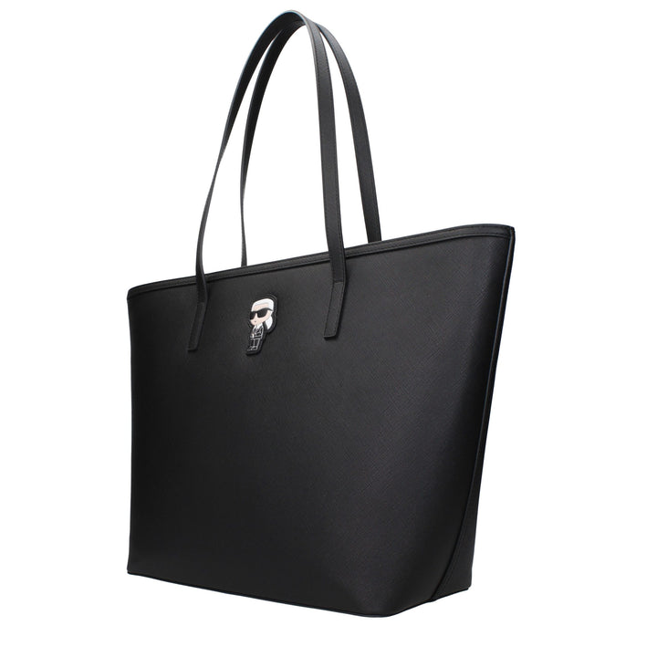 Karl Lagerfeld Black Polyethylene Shoulder Bag