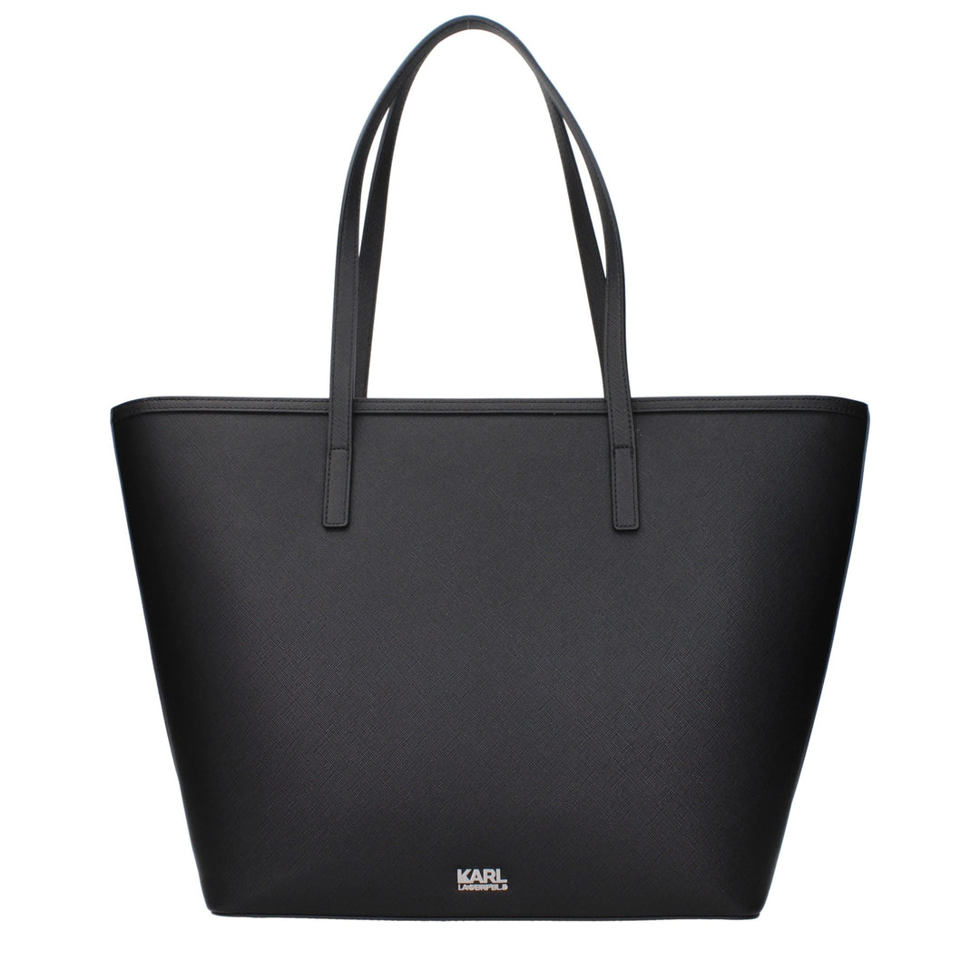 Karl Lagerfeld Black Polyethylene Shoulder Bag