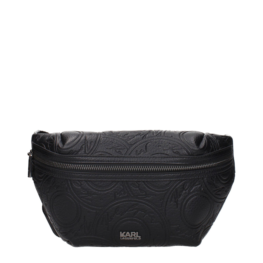 Karl Lagerfeld Black Polyethylene Backpack