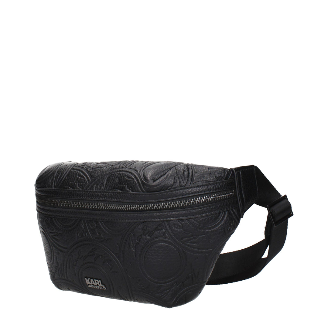 Karl Lagerfeld Black Polyethylene Backpack