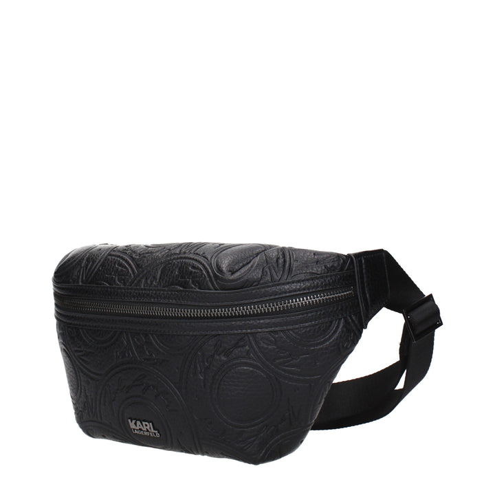 Karl Lagerfeld Black Polyethylene Backpack