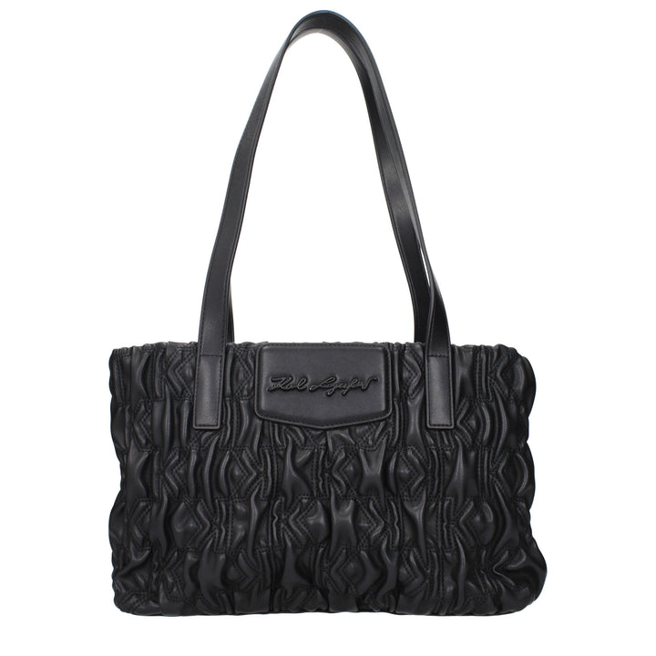 Karl Lagerfeld Black Polyester Shoulder Bag