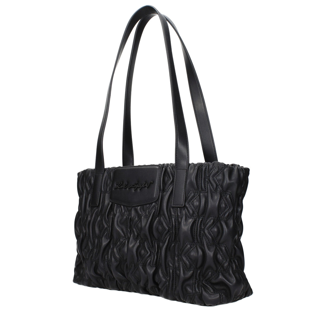 Karl Lagerfeld Black Polyester Shoulder Bag