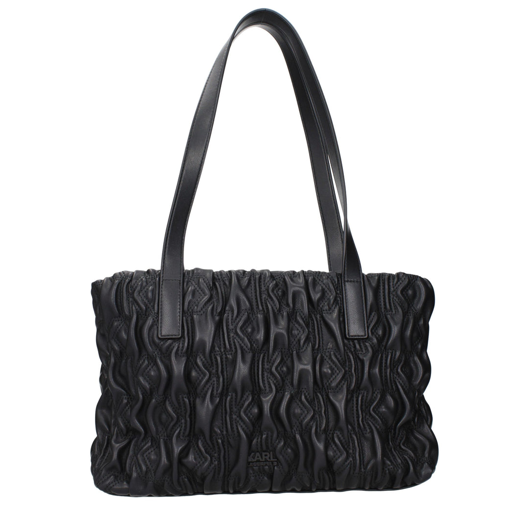 Karl Lagerfeld Black Polyester Shoulder Bag