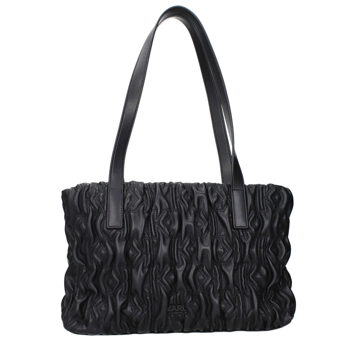 Karl Lagerfeld Black Polyester Shoulder Bag