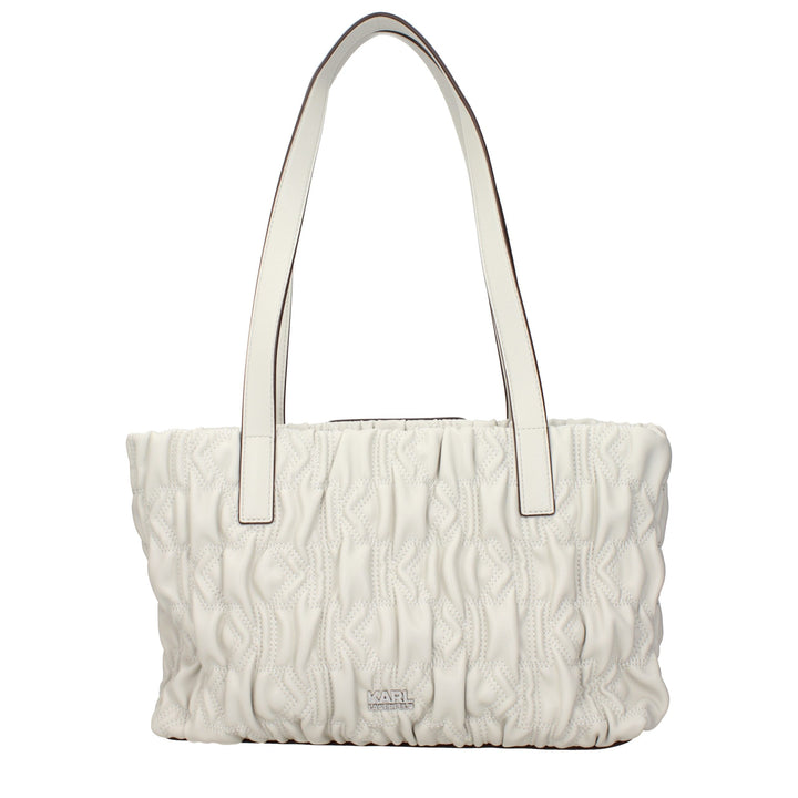 Karl Lagerfeld Gray Polyester Shoulder Bag