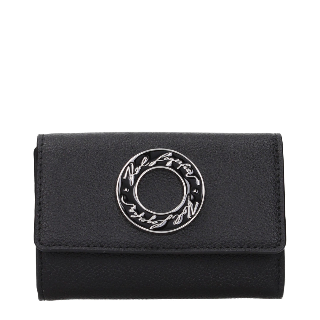 Karl Lagerfeld Black Polyester Wallet