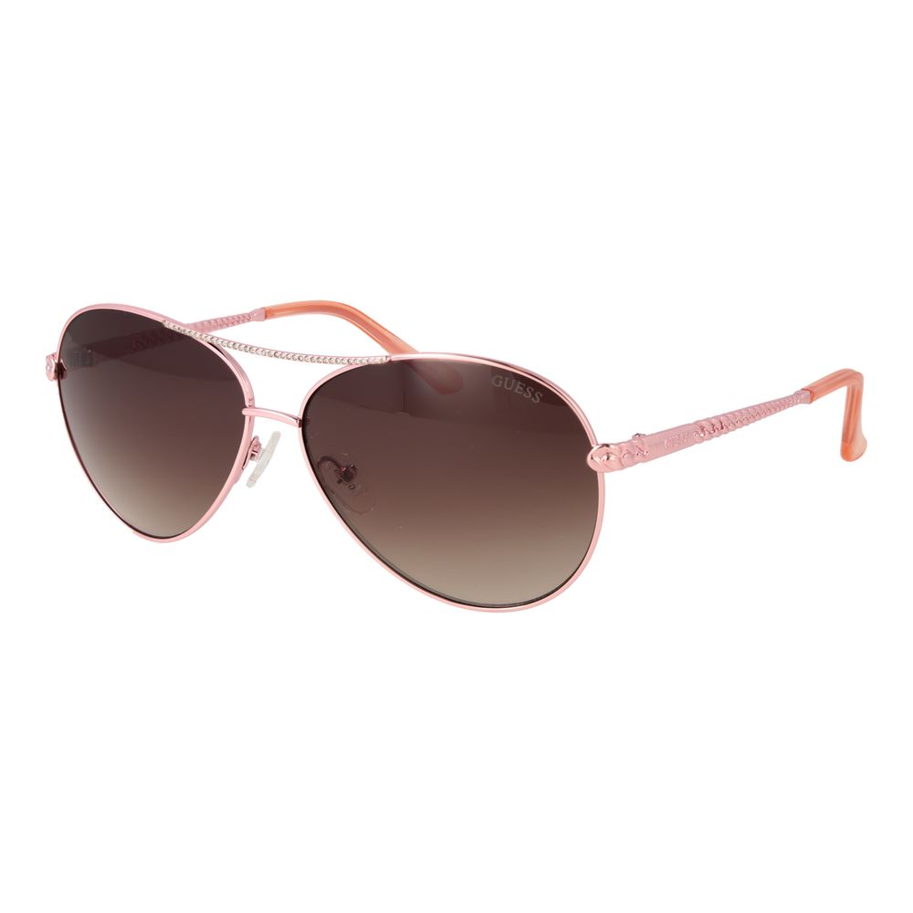 Guess Pink Metal Sunglasses