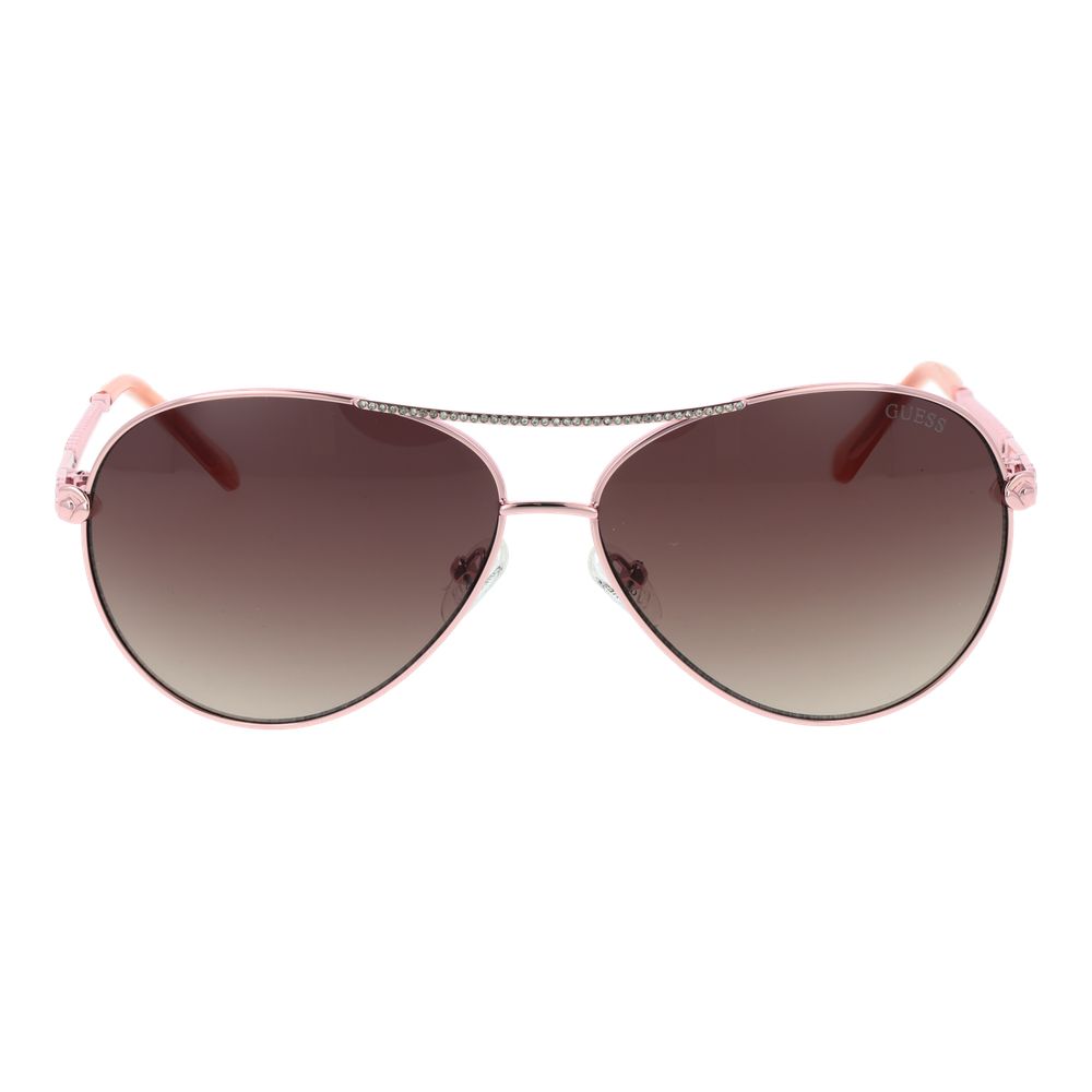 Guess Pink Metal Sunglasses