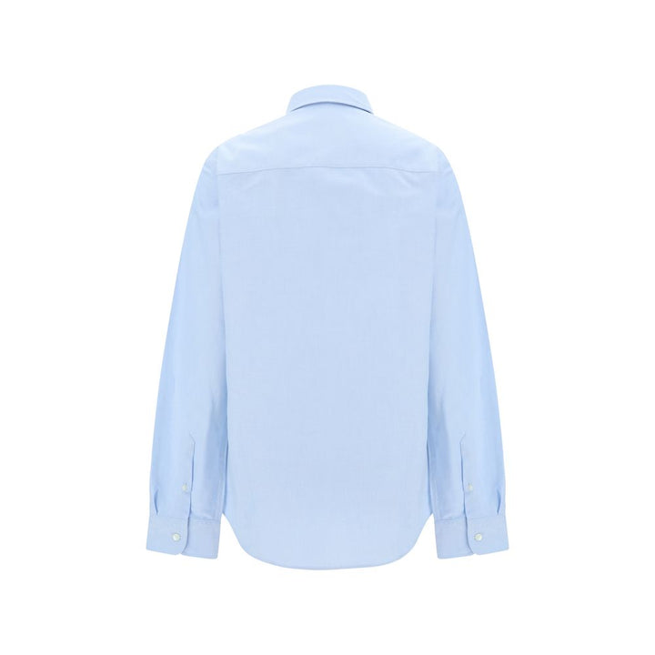 Ami Paris Blue Cotton Dress Shirt