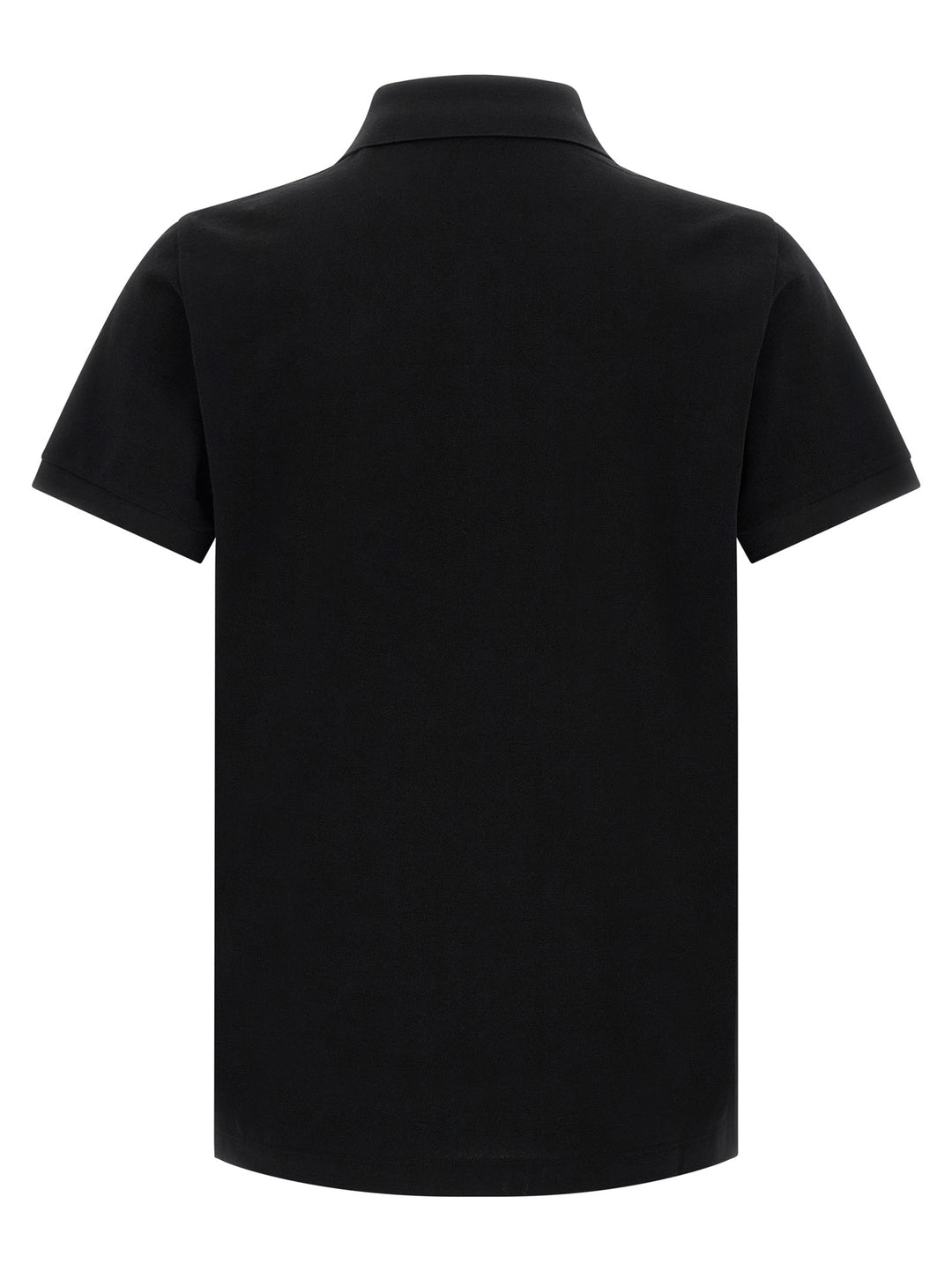 Fendi Black Cotton Polo Shirt