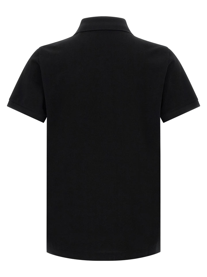 Fendi Black Cotton Polo Shirt