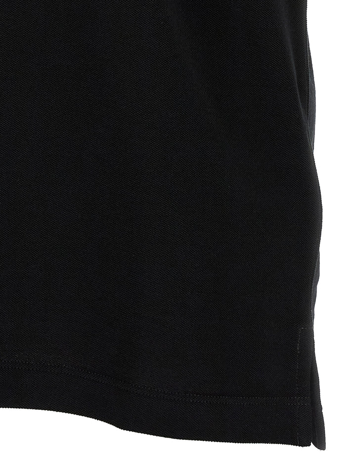Fendi Black Cotton Polo Shirt