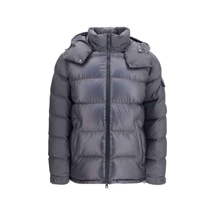 Moncler Gray Goose Down Full-Length Jacket