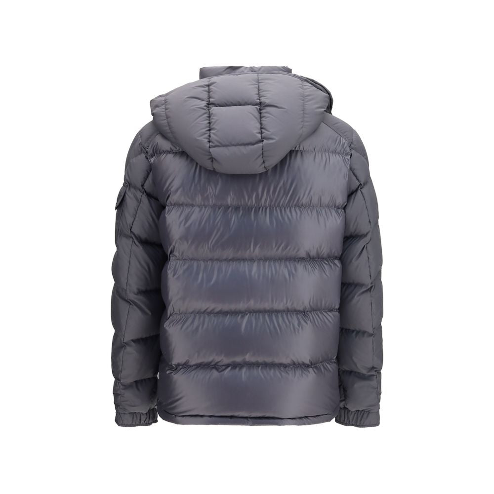 Moncler Gray Goose Down Full-Length Jacket