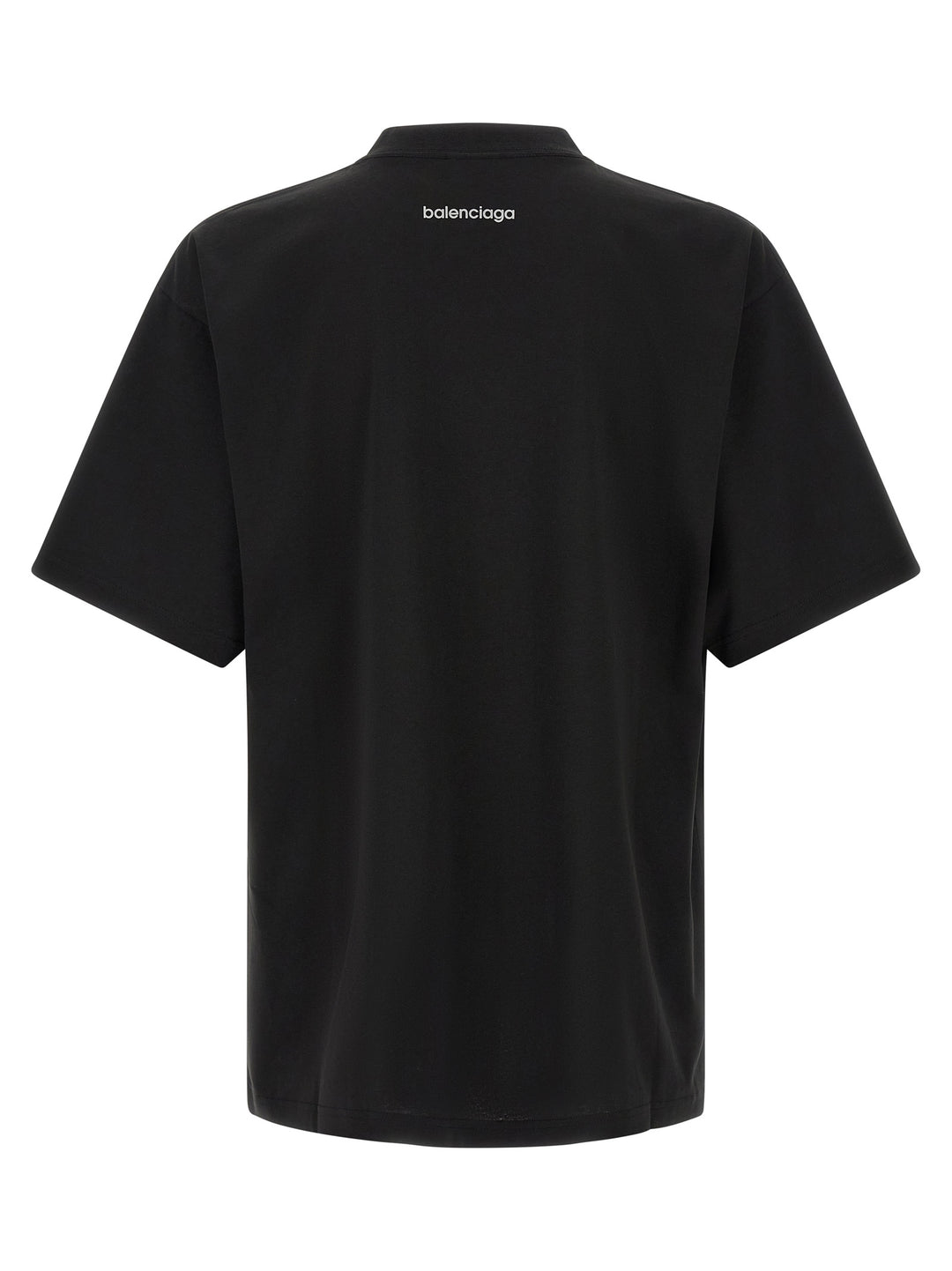 Balenciaga Black Cotton T-Shirt