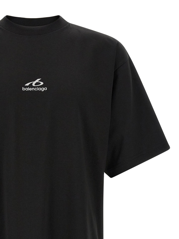 Balenciaga Black Cotton T-Shirt