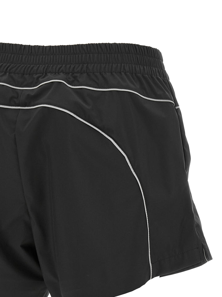 Balenciaga Black Polyester Bermuda Shorts