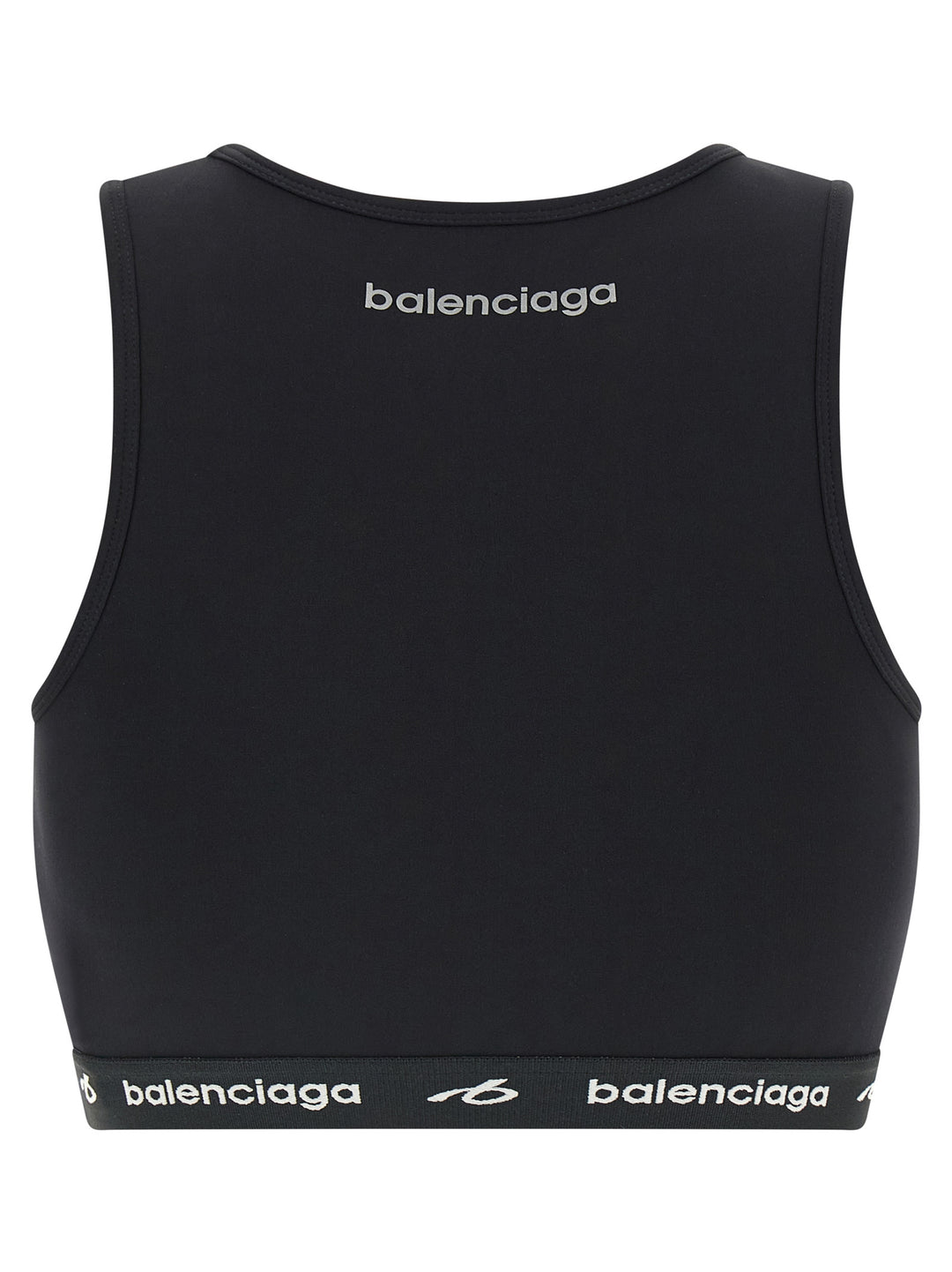 Balenciaga Black Polyamide Sport Bra