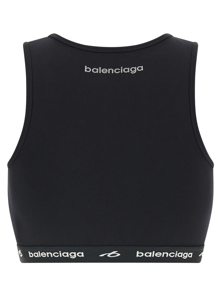 Balenciaga Black Polyamide Sport Bra